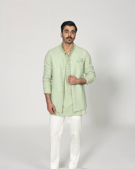 Daffodil Luppi Button Nehru Jacket