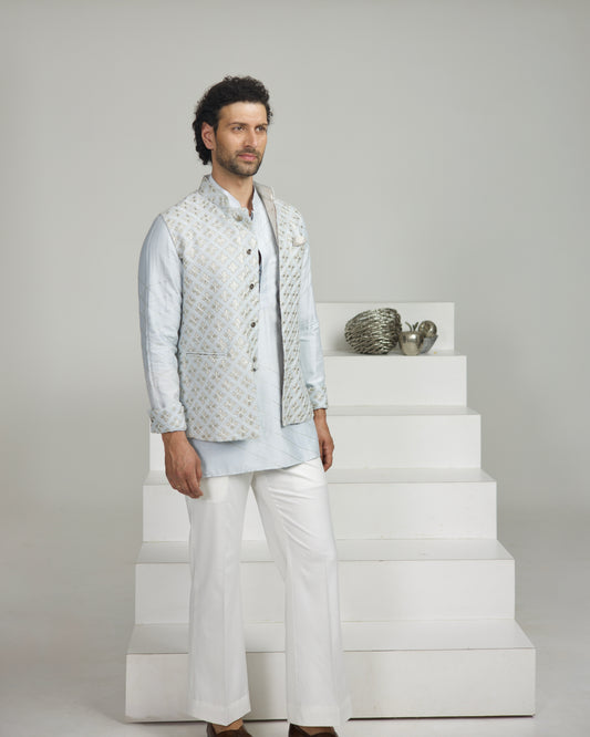 Diamond Zari Nehru Jacket