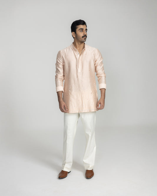 Jharokha Silk Front Kurta