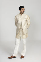 Jharokha Silk Nehru Jacket