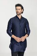 Jharokha Silk Waist Coat