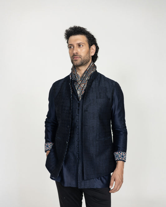 Kantha Nehru Jacket