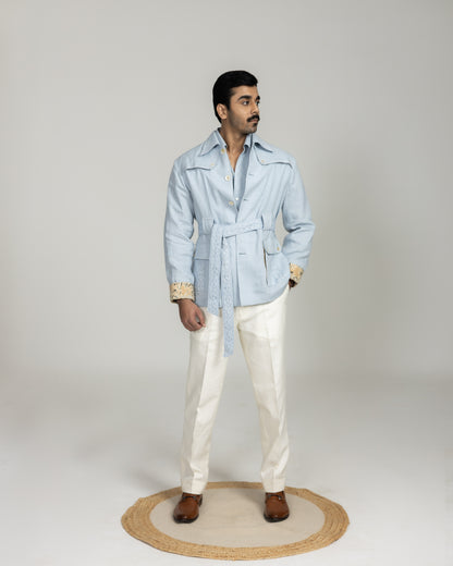 Irish Linen Shacket Set