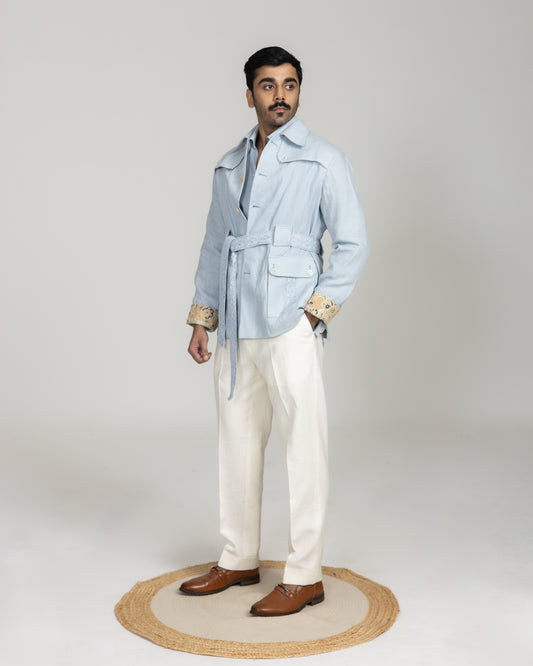 Irish Linen Shacket Set