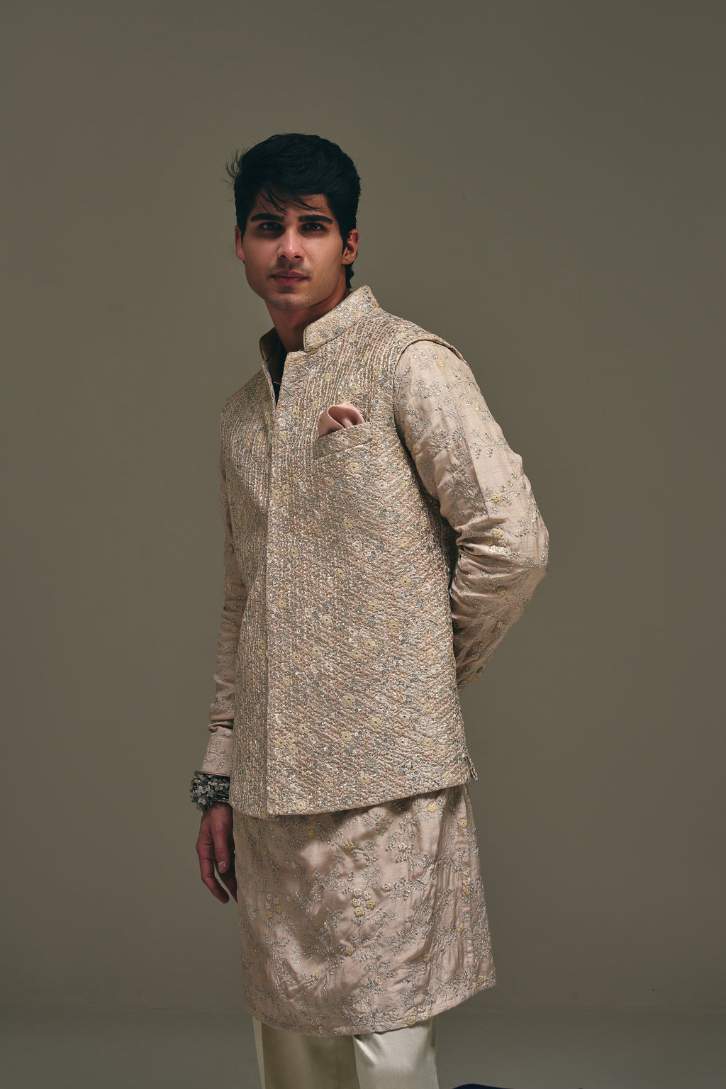 Camellia Nehru Jacket