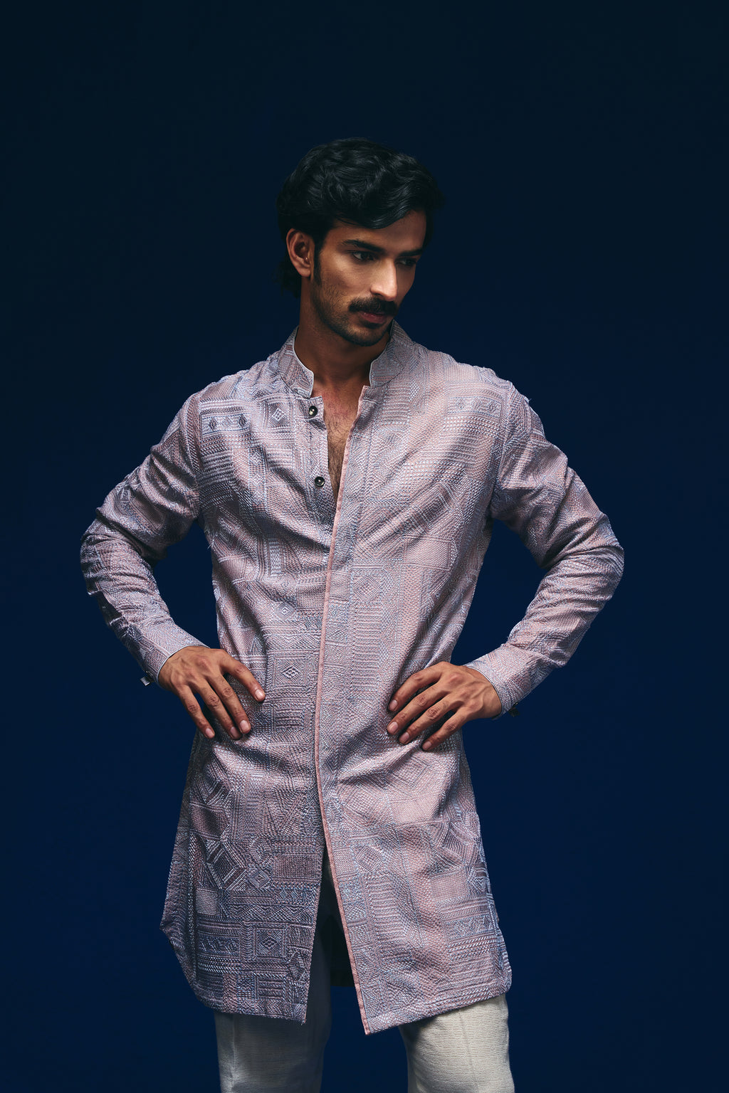 Jibaro Front Open Kurta