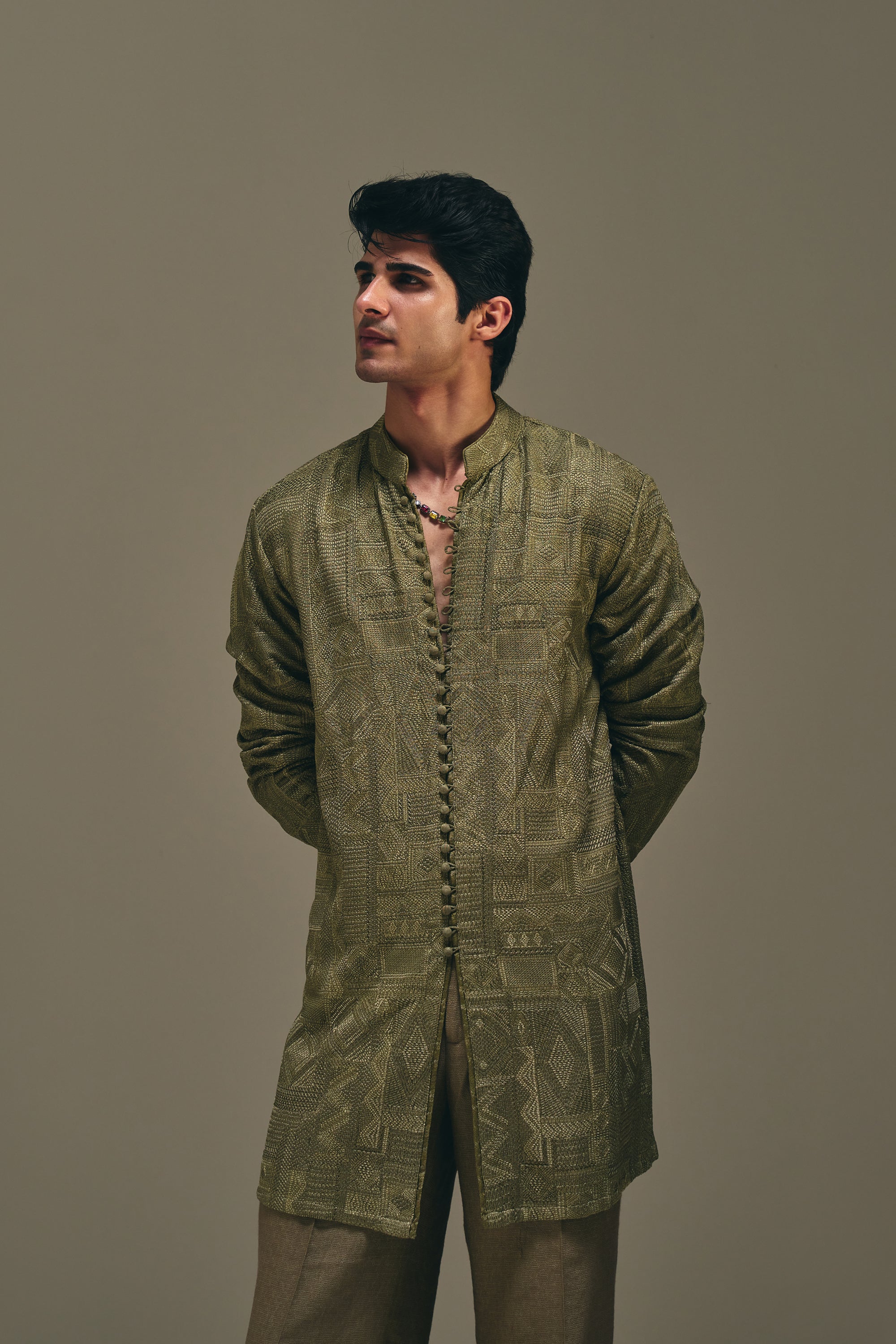 Jibaro Loop Button Kurta