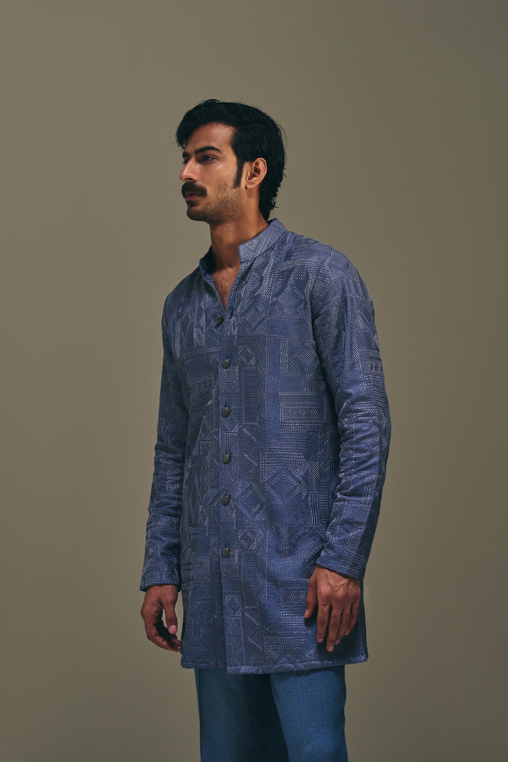 Jibaro Front Open Kurta