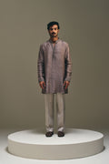 Diamond Pintuck Silk Kurta