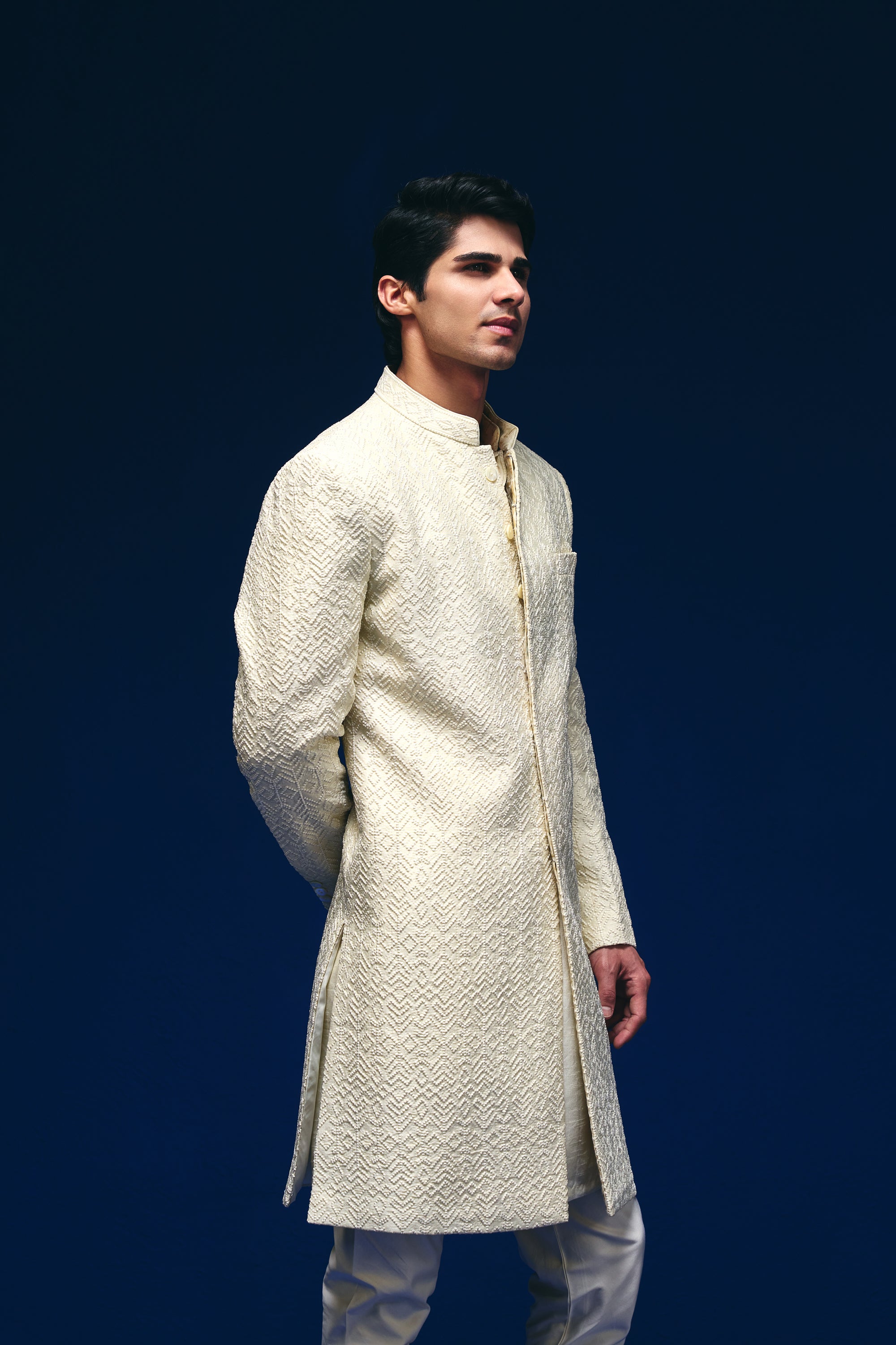 Tribal Knots Achkan
