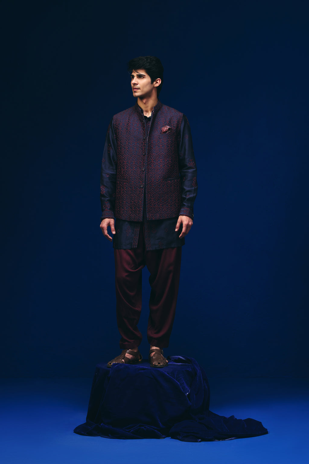Tribal Knots Nehru Jacket