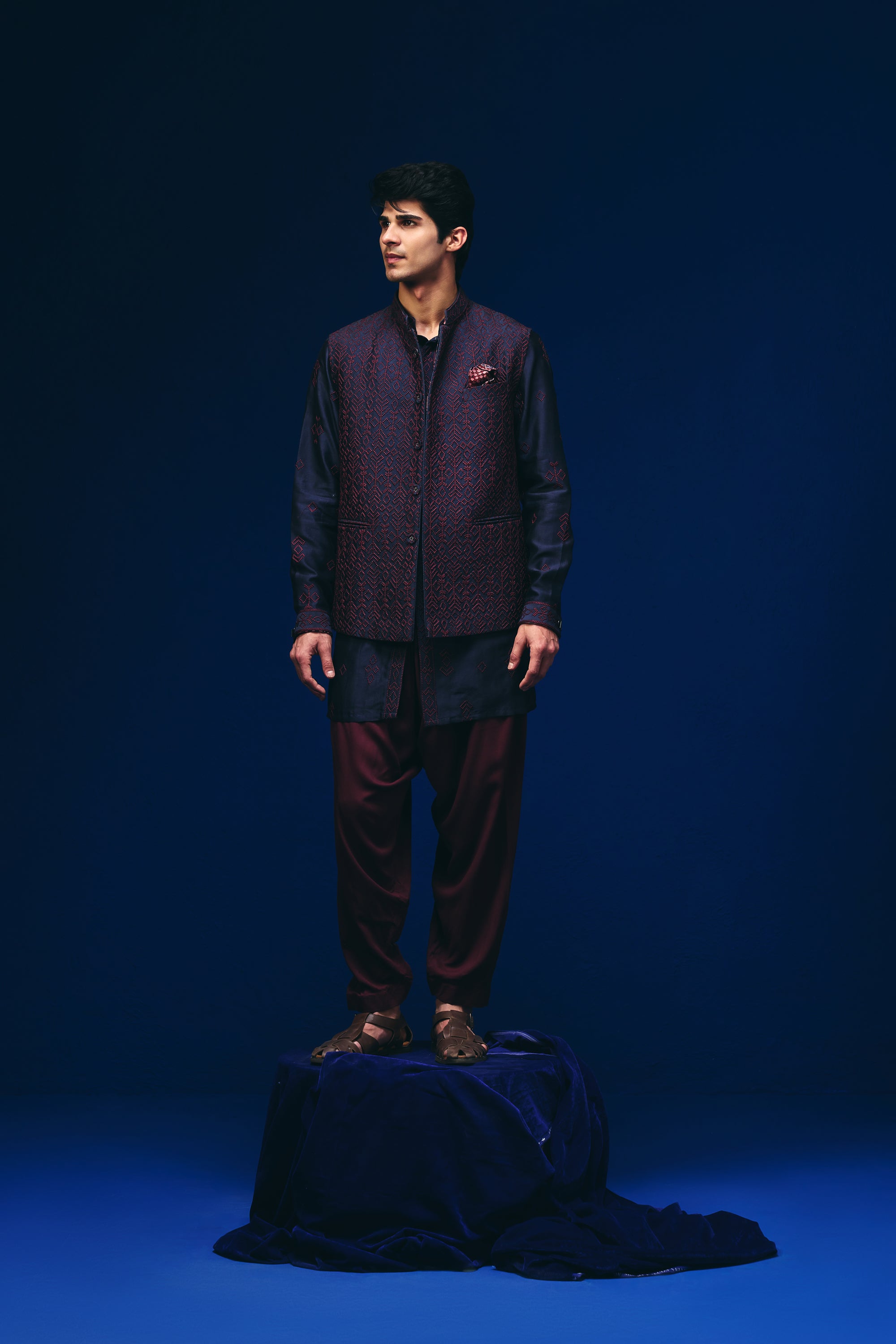 Tribal Knots Nehru Jacket