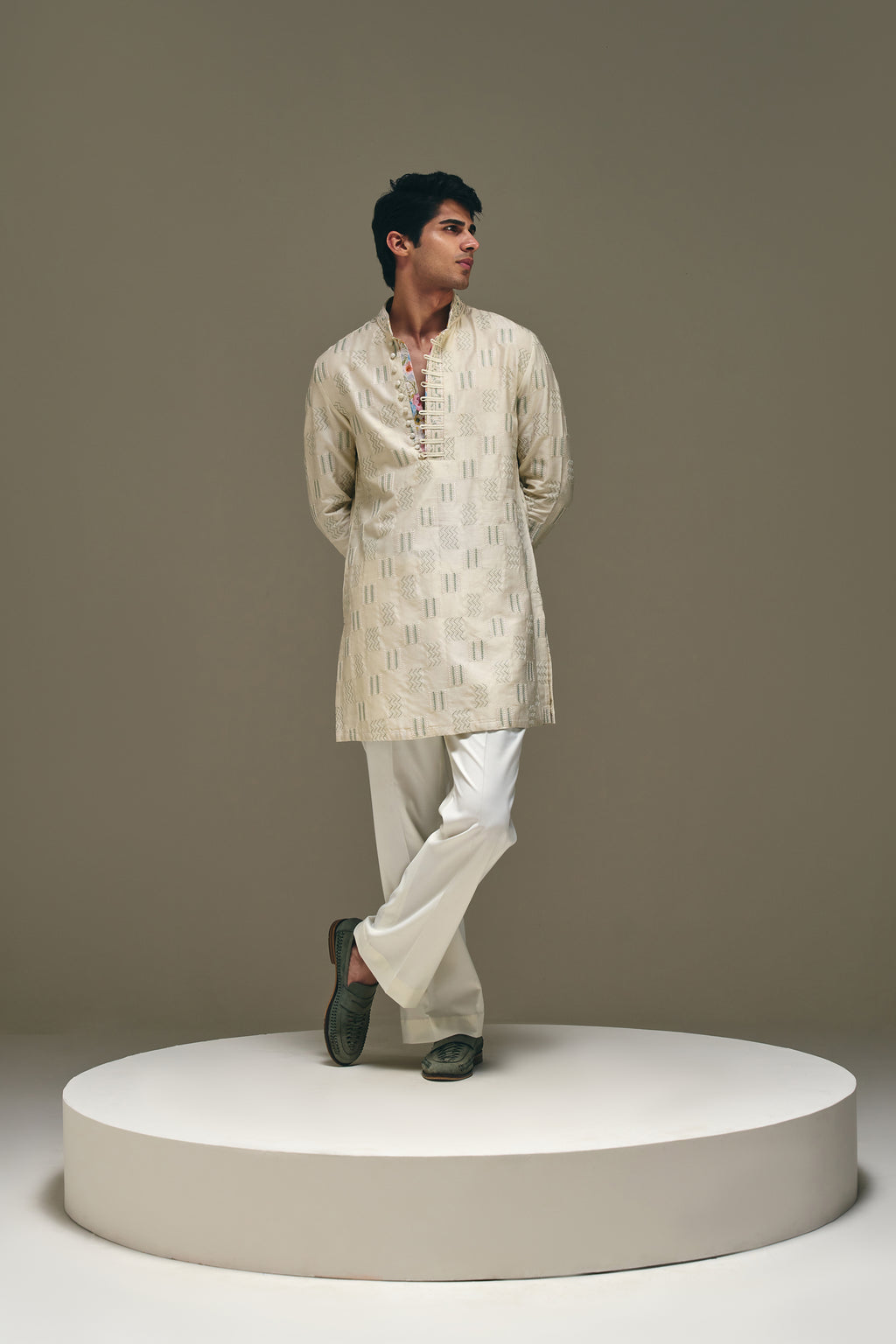 Vector Front Open Kurta