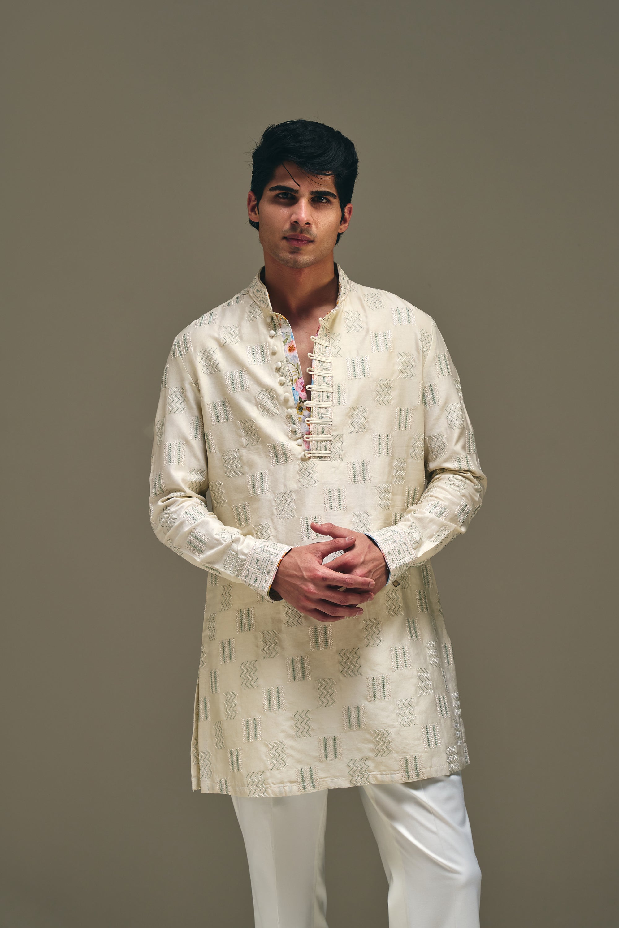 Vector Front Open Kurta