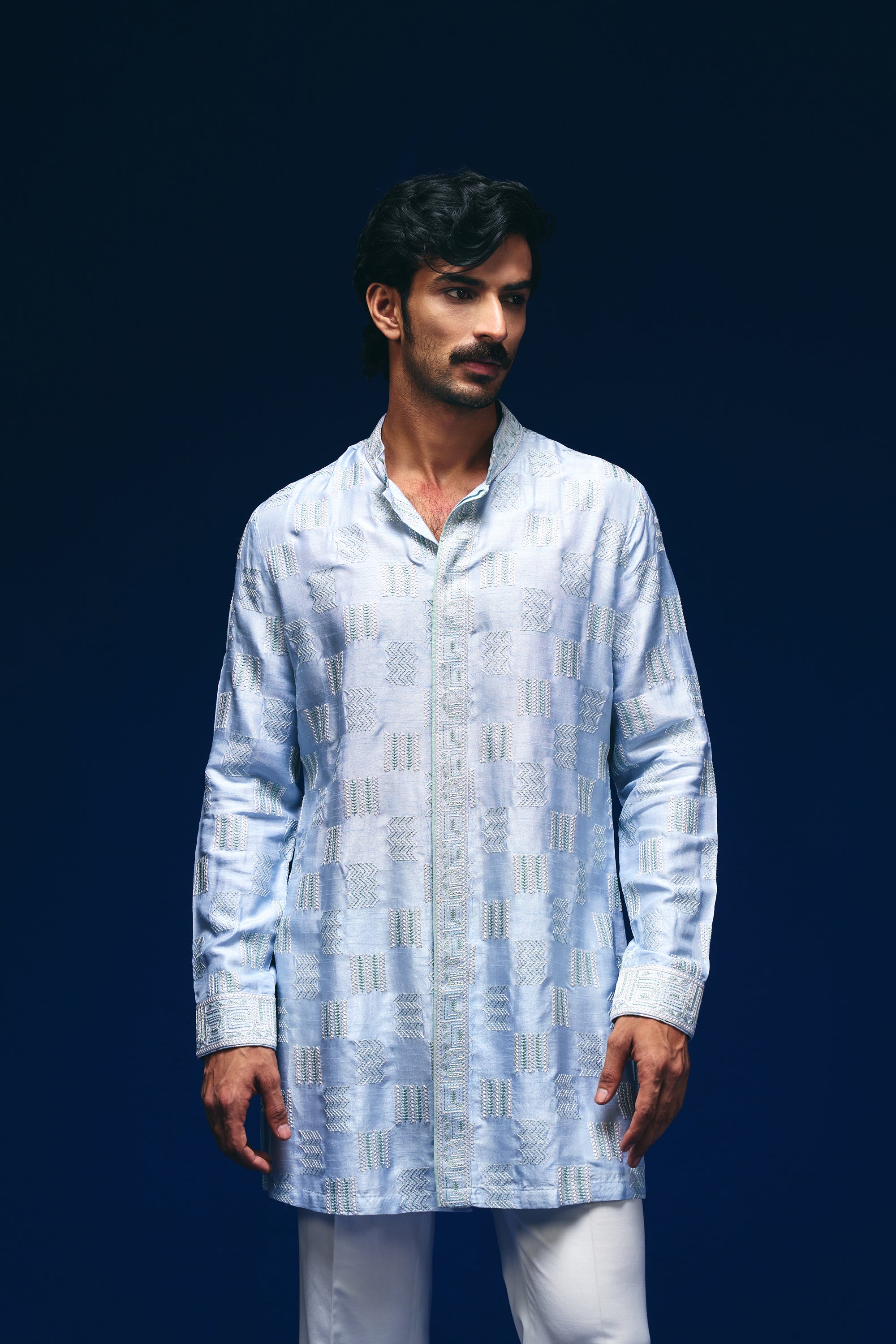 Vector Front Open Kurta